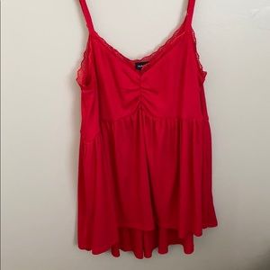 Red Torrid blouse never worn size 2.